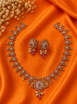 Traditional Ruby stone Necklace set